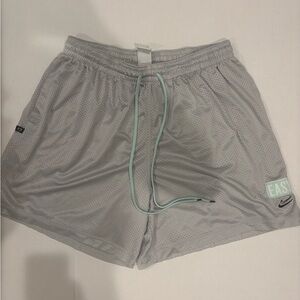 Nike Mesh Basketball Shorts Men XXXL Kevin Durant KD Basketball Grey Easy Money
